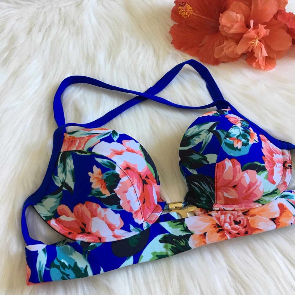 Push Up Plunge Bikini Top - Picture 2 of 7